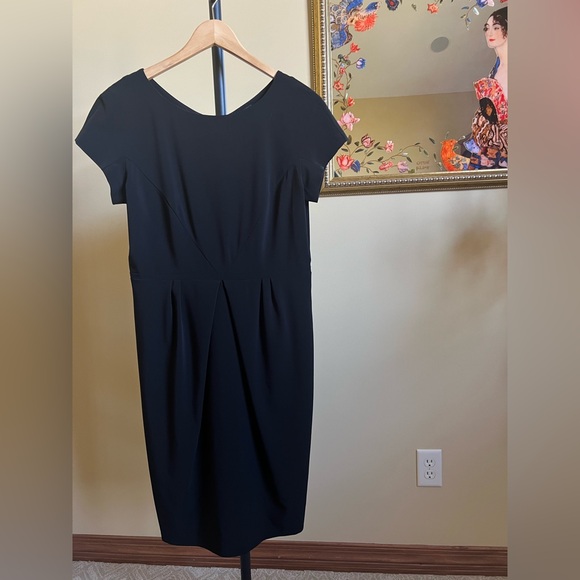 Weekend MaxMara Dress with Cap Sleeves Black Size 12 - Picture 6 of 15